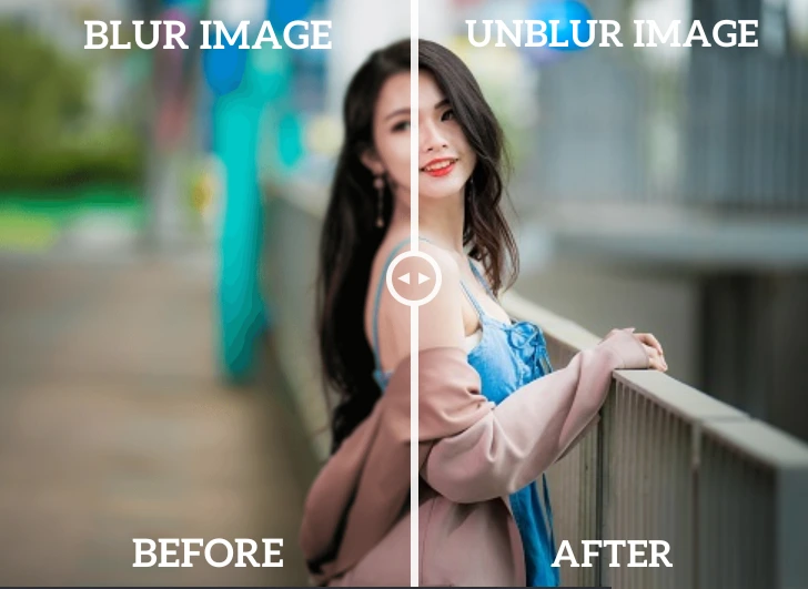 blur image vs unblur image